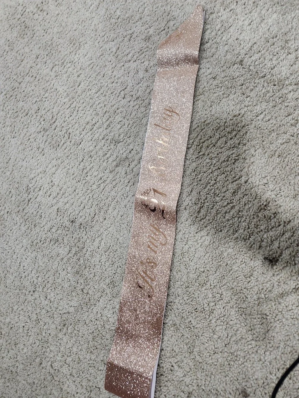 Happy 21st Birthday Backdrop - Rose Gold & Gold